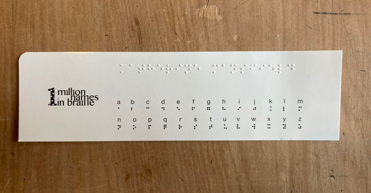 One Million Names in Braille Project