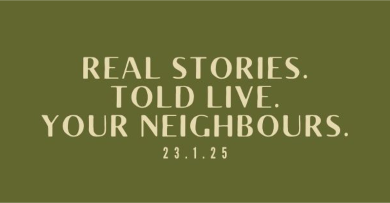 Te Wāhi Toi - Neighbourhood Story Slam