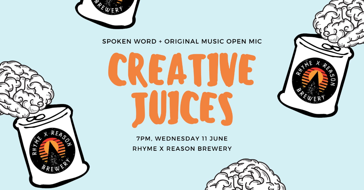 Creative Juices Spoken Word & Open Mic Night – June Edition