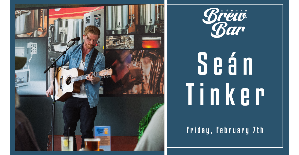 Seán Tinker at Wānaka Brew Bar 